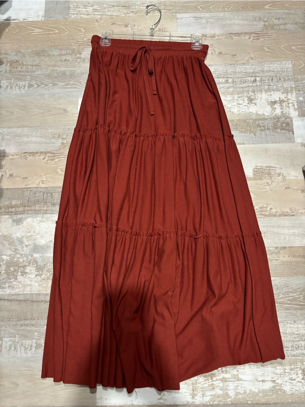 Womenโs skirt in Rust